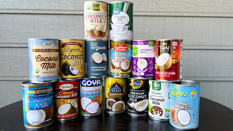 canned coconut milk