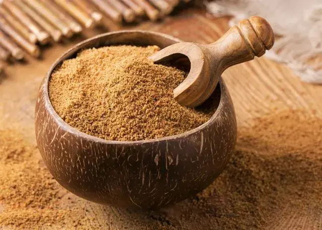 Standard packaging specifications from a bulk coconut sugar supplier Indonesia.